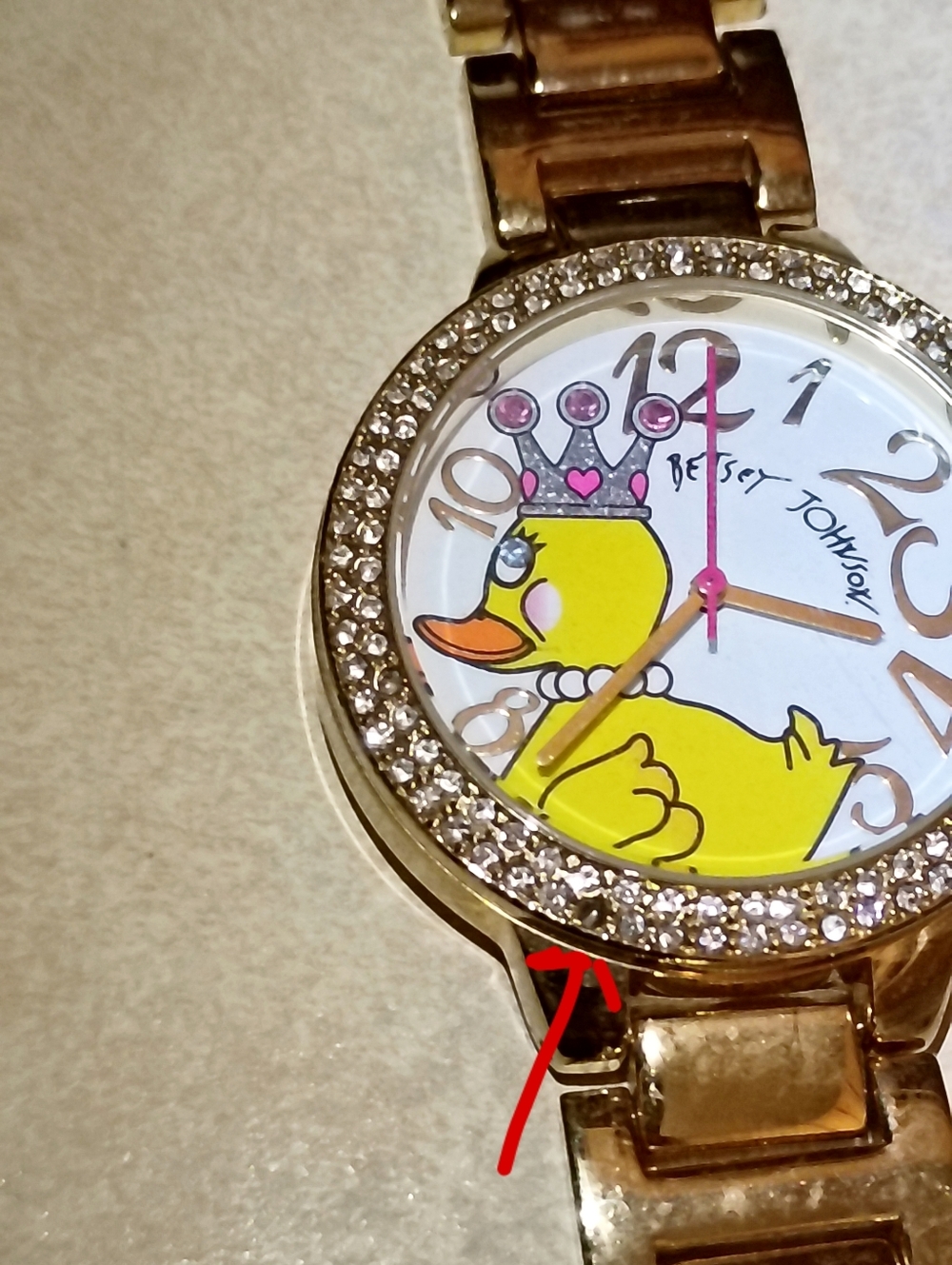 Betsey Johnson Royal Duck Watch - Picture 5 of 5